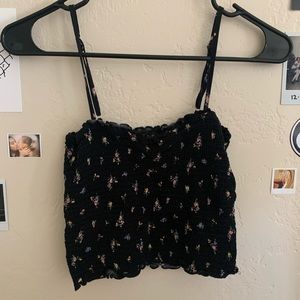 Black crop top
